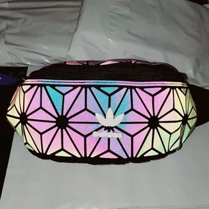 Adidas holographic fanny pack waist bag